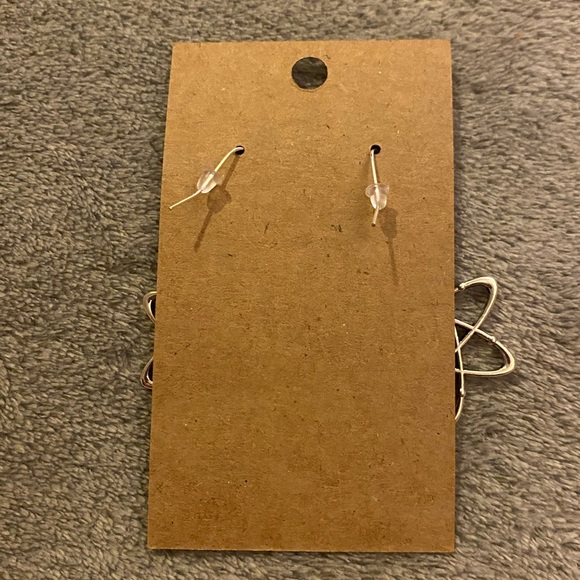 Science atom earrings - Picture 3 of 3